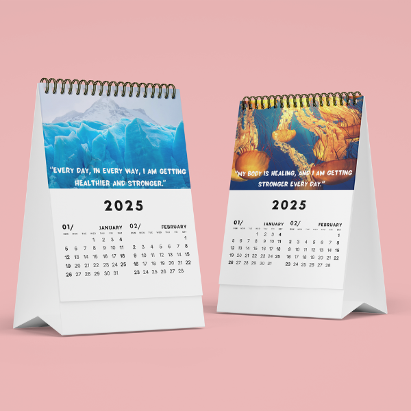 Pack of 2 Desk Calendars