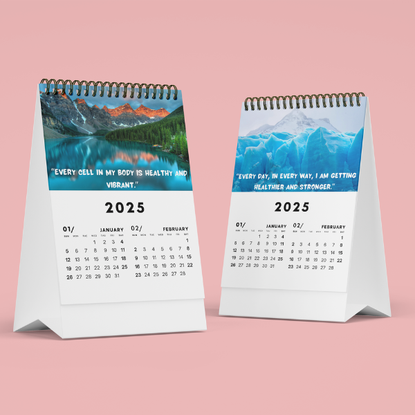 Pack of 2 Desk Calendars