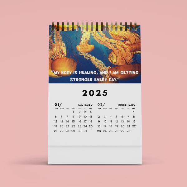 Aqua Theme Calendar